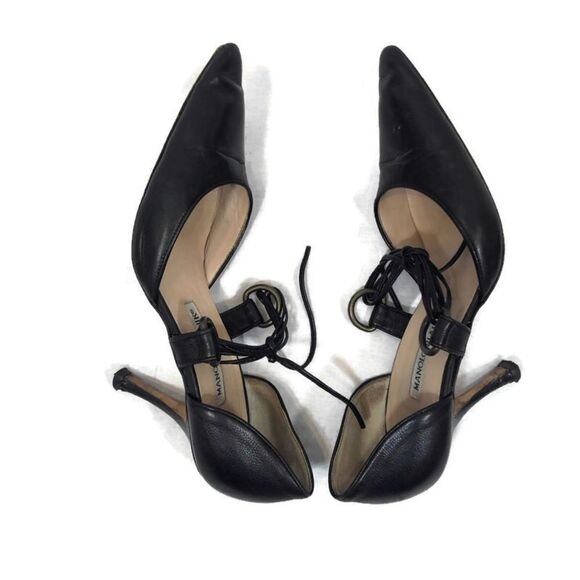 Manolo Blahnik Sexy Black Heels size 5.5‎ - Picture 6 of 8